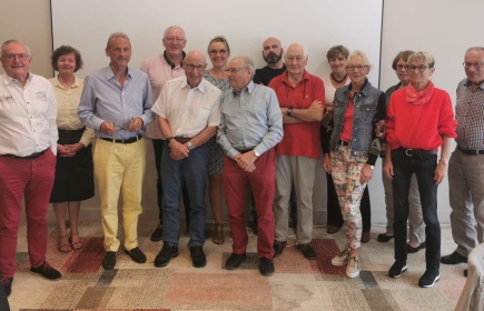 Déjeuner avec nos amis suisses